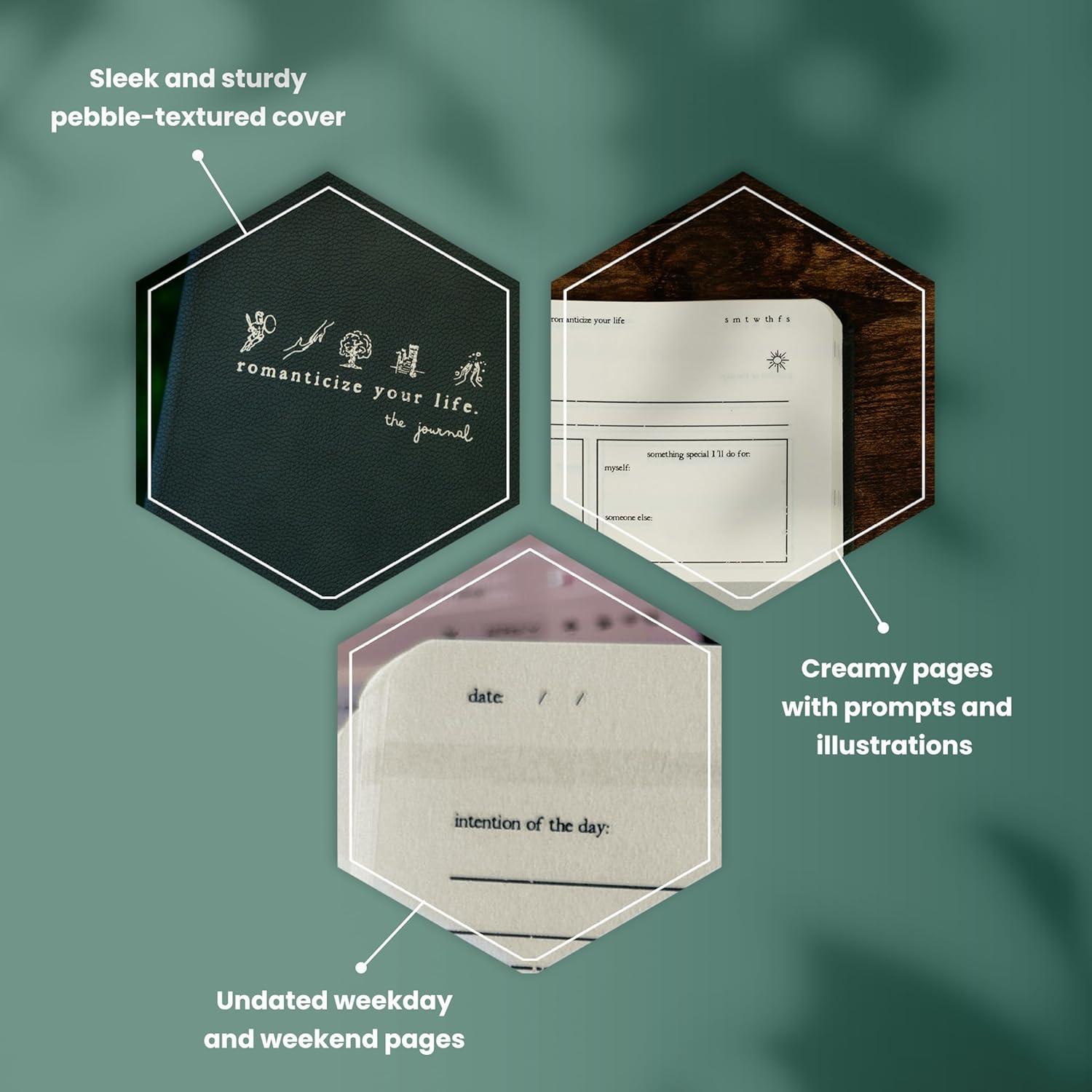 Diario de Gratitud y Mindfulness BOTANO Verde 12.7x20.3cm