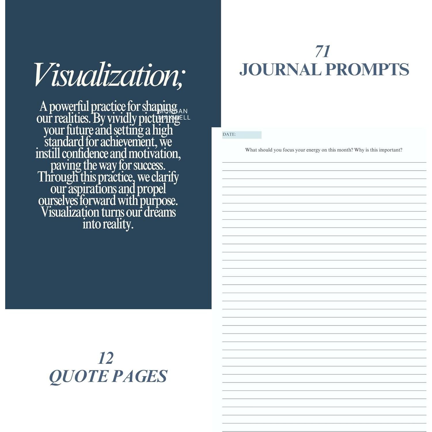 Diario de Autorreflexión y Visualización Dopamina Diaria 2025