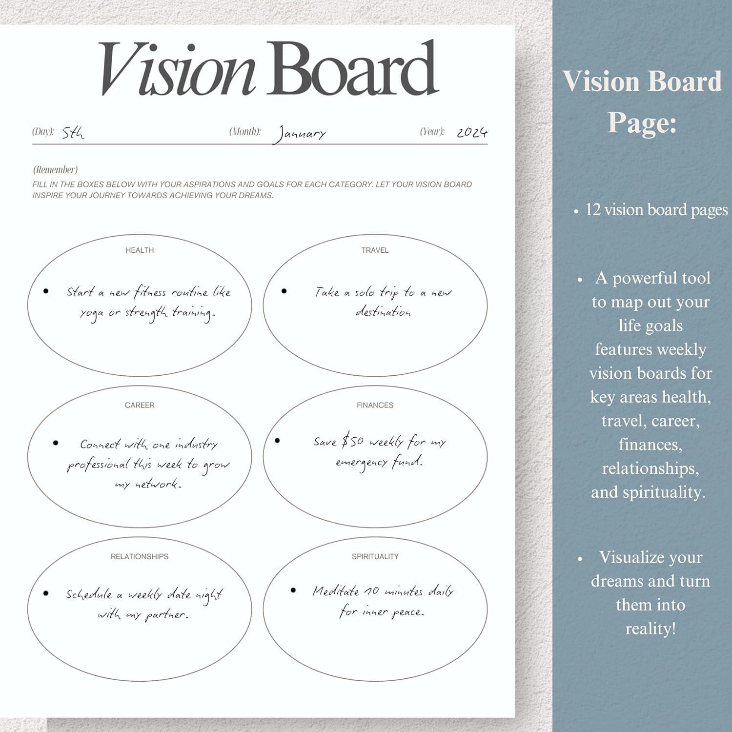 Diario de Autorreflexión y Visualización Dopamina Diaria 2025