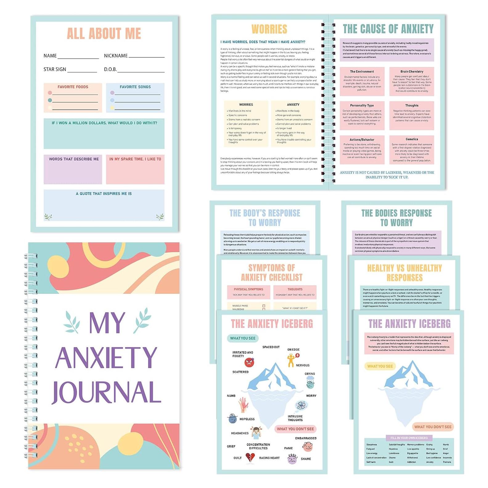 Cuaderno de Ansiedad TaoBary - Diario Guiado TCC 21x14 cm