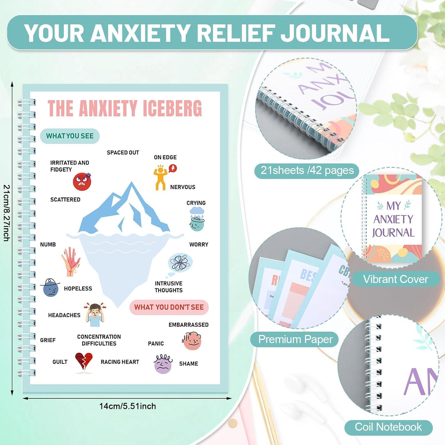 Cuaderno de Ansiedad TaoBary - Diario Guiado TCC 21x14 cm