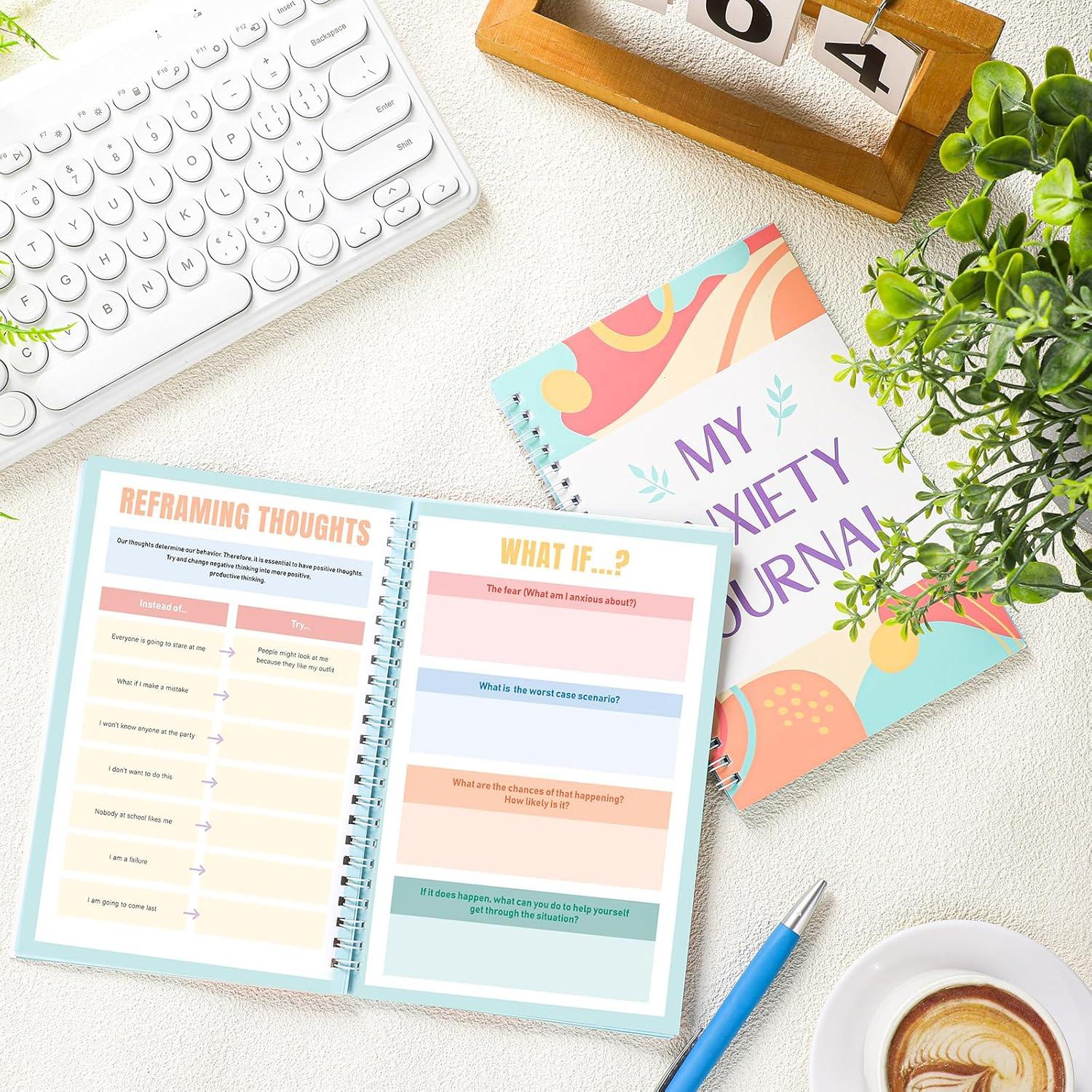 Cuaderno de Ansiedad TaoBary - Diario Guiado TCC 21x14 cm