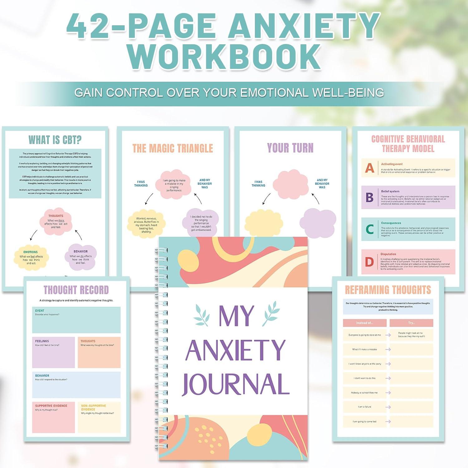 Cuaderno de Ansiedad TaoBary - Diario Guiado TCC 21x14 cm