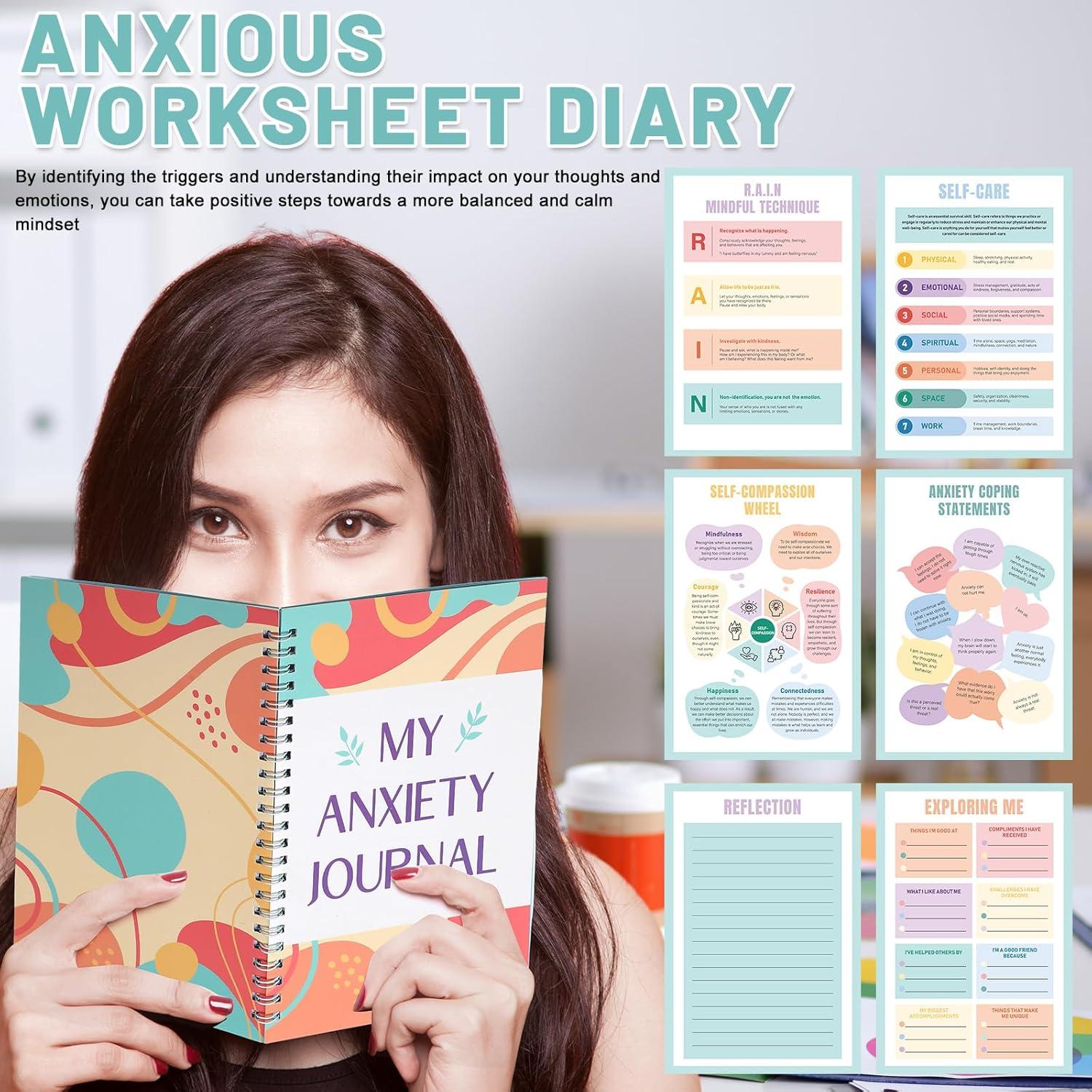 Cuaderno de Ansiedad TaoBary - Diario Guiado TCC 21x14 cm