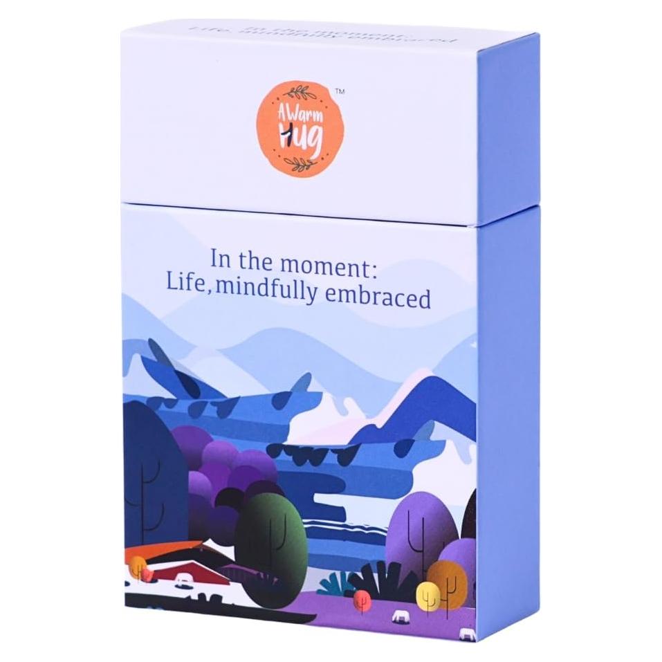 Tarjetas de Mindfulness Un Abrazo Cálido - 56 Prácticas para Bienestar