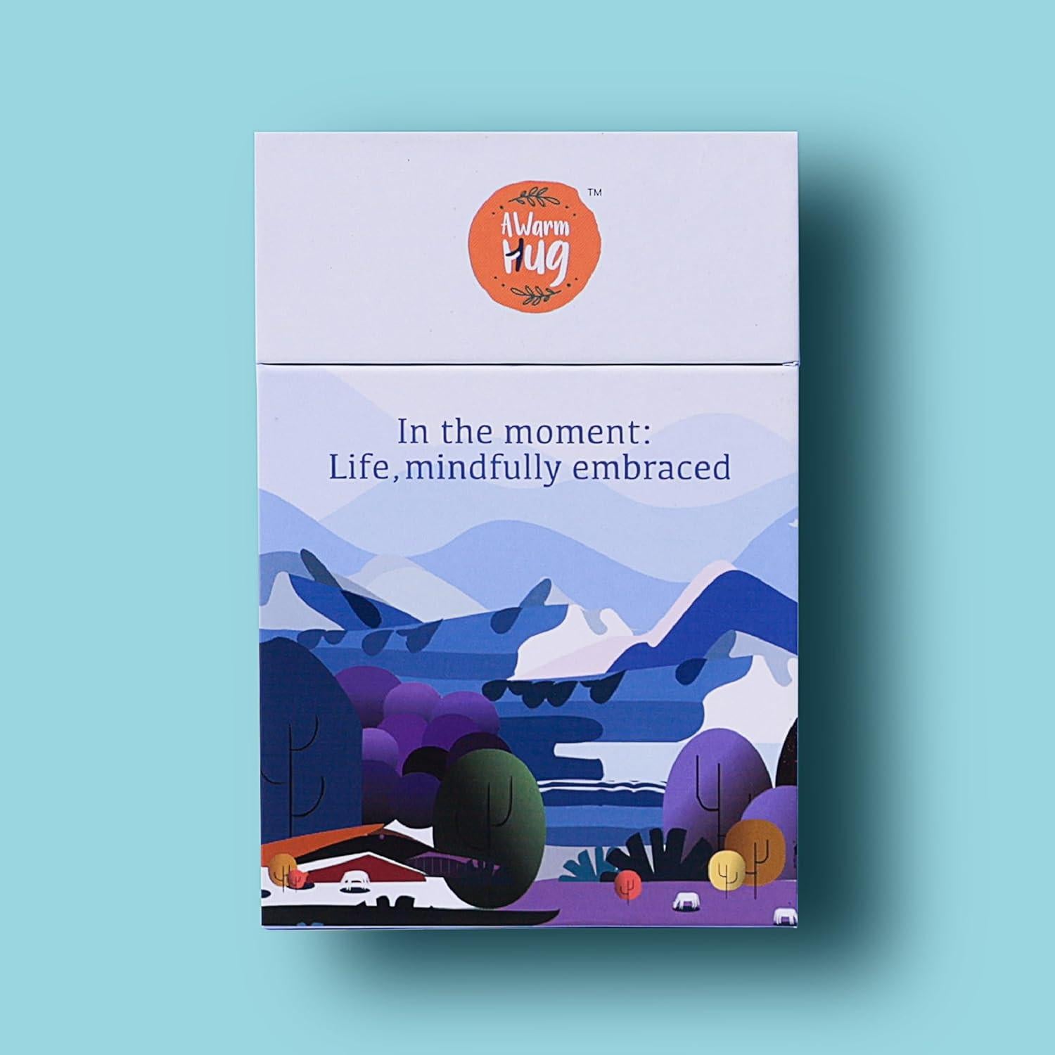 Tarjetas de Mindfulness Un Abrazo Cálido - 56 Prácticas para Bienestar