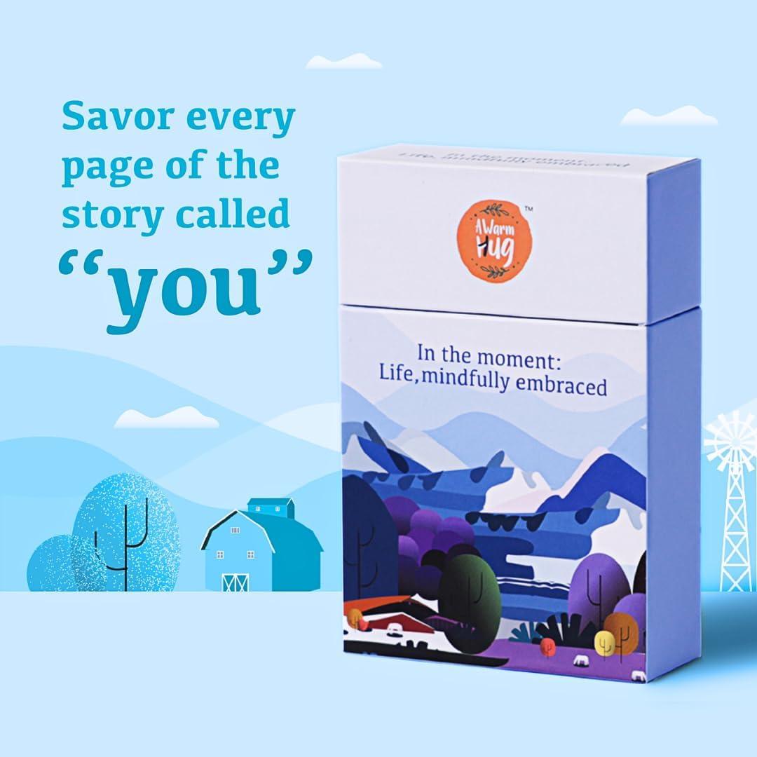 Tarjetas de Mindfulness Un Abrazo Cálido - 56 Prácticas para Bienestar