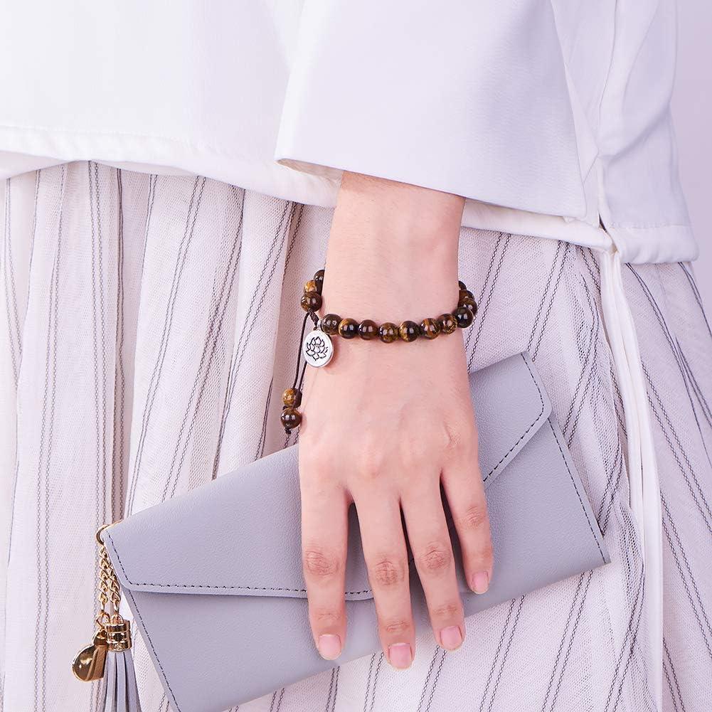 Kit de Joyería SUNNYCLUE - 108 Perlas de Ojo de Tigre DIY