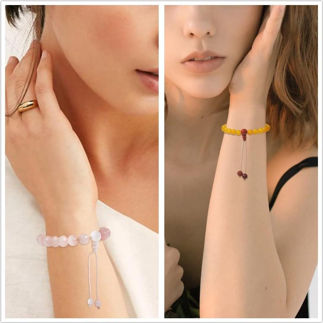 12 Juegos de Perlas Guru de Piedra Natural EEE ELECRELIVE 10mm