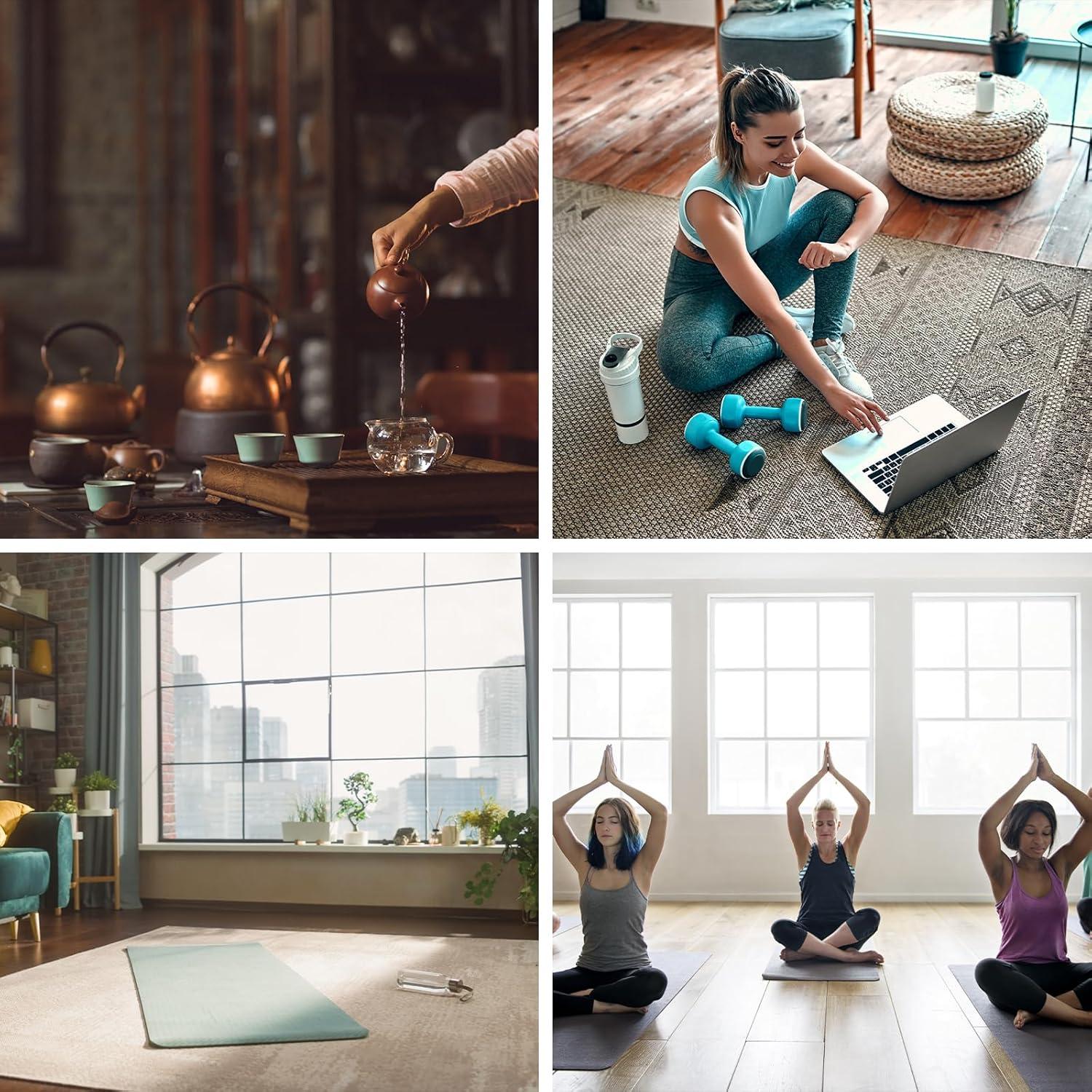 Kit de Soporte para Incienso uxcell - 8 Piezas Dorado