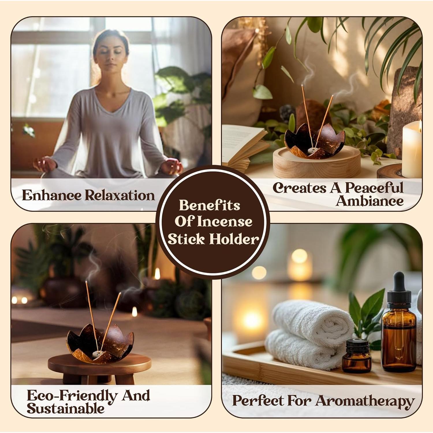 Soporte de Incienso Ecológico HOME INFINIX Loto 14.48 cm