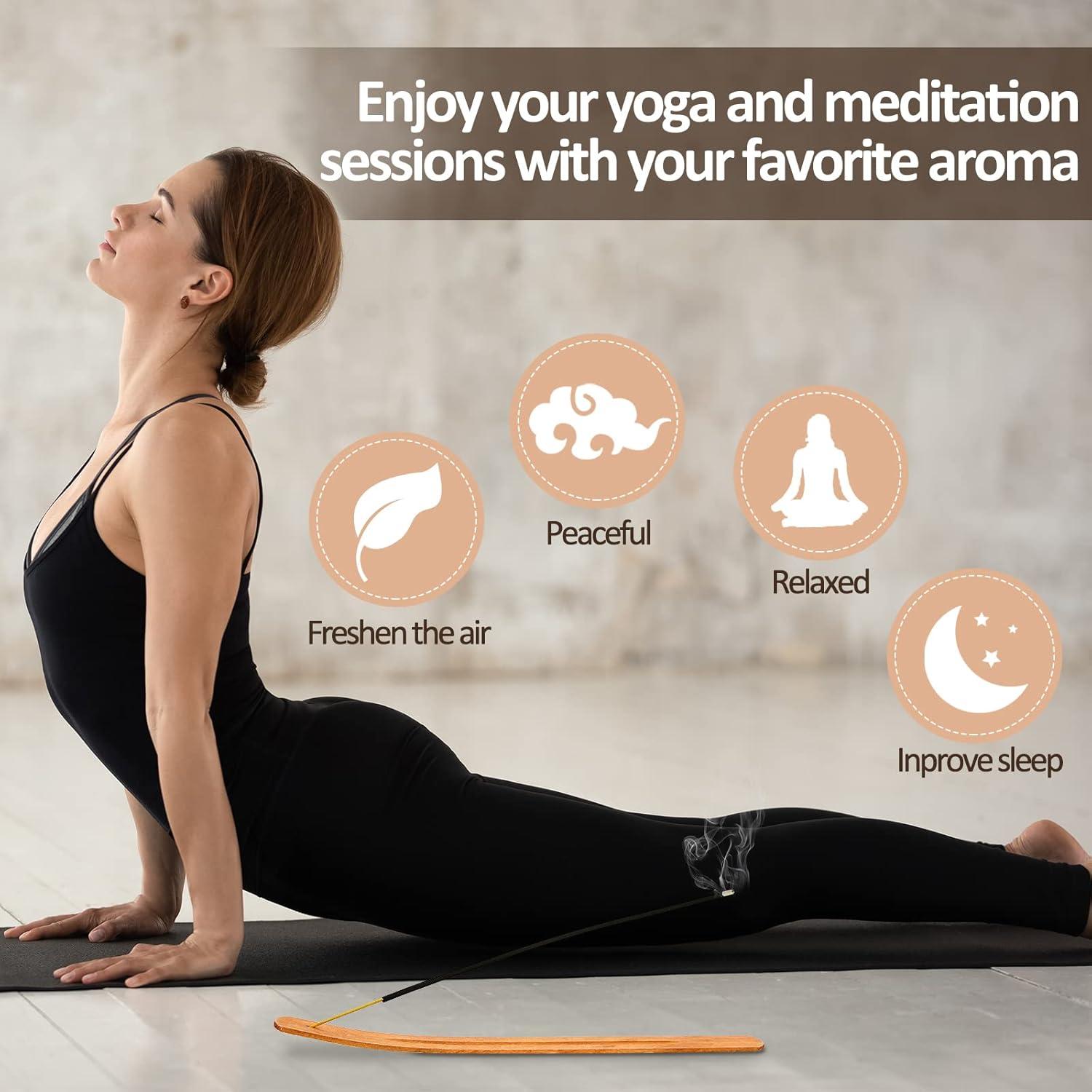 Soporte de Incienso de Madera Cunhill - 24 Piezas 24x3.4cm