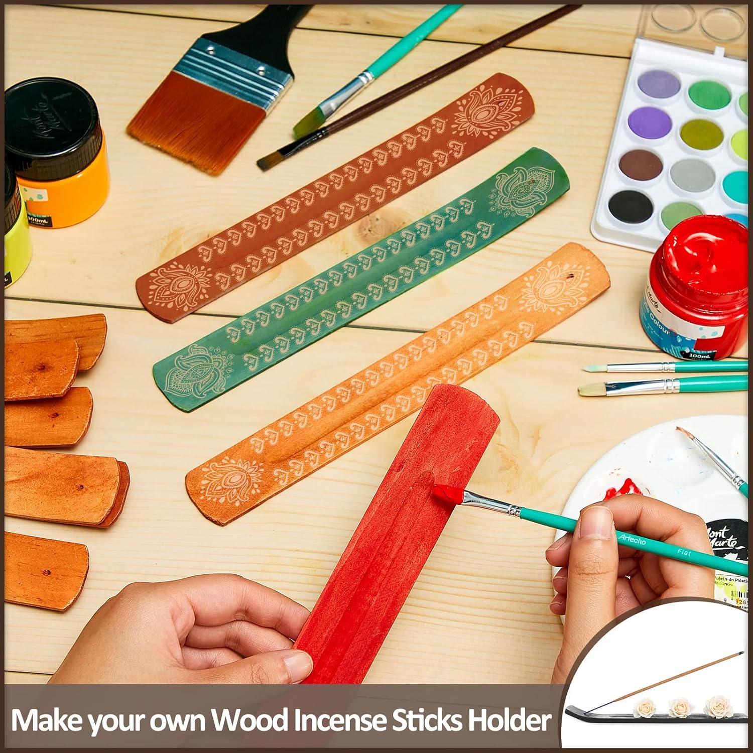 Soporte de Incienso de Madera Cunhill - 24 Piezas 24x3.4cm