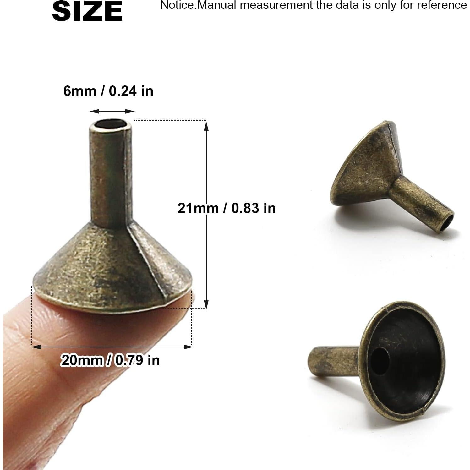 50 Bandejas de Incienso de Metal EATAKWARD Doradas 2.08cm