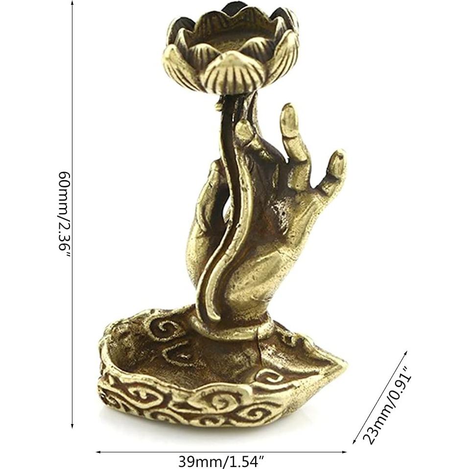 Incienso de retroceso JAGTRADE Loto de cobre 6x3.9cm