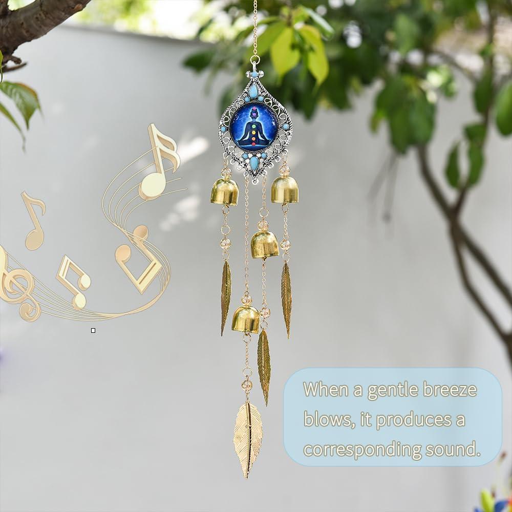 Colgante de Meditación Venusorn con Campana y 7 Chakras