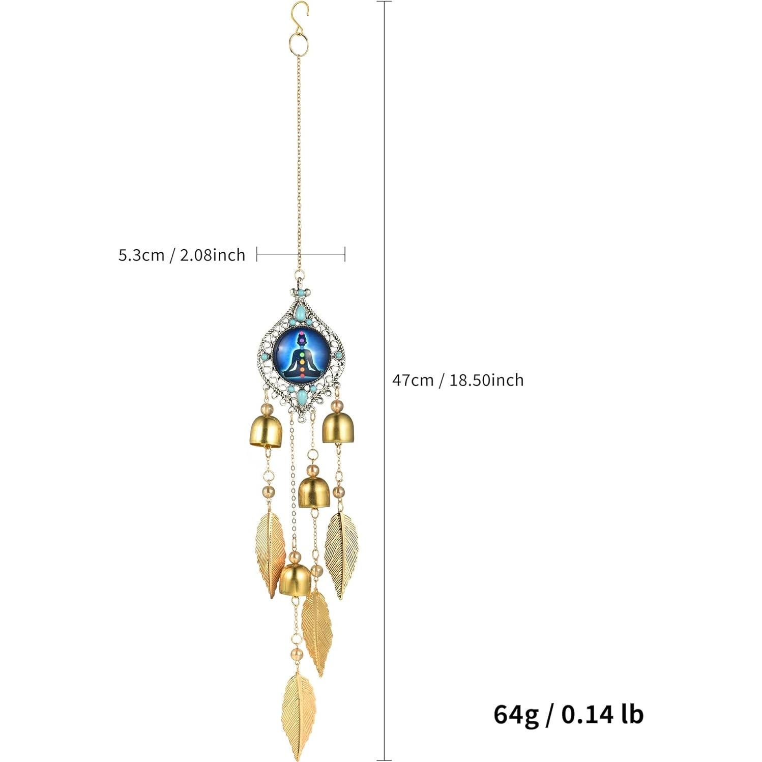 Colgante de Meditación Venusorn con Campana y 7 Chakras