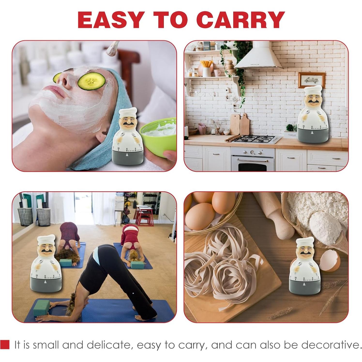 Temporizador Mecánico RileyFine WG012 de Cocina 60 Minutos