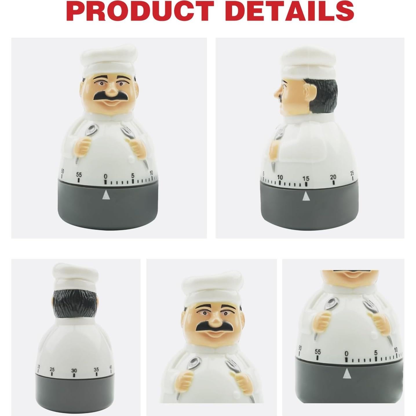 Temporizador Mecánico RileyFine WG012 de Cocina 60 Minutos