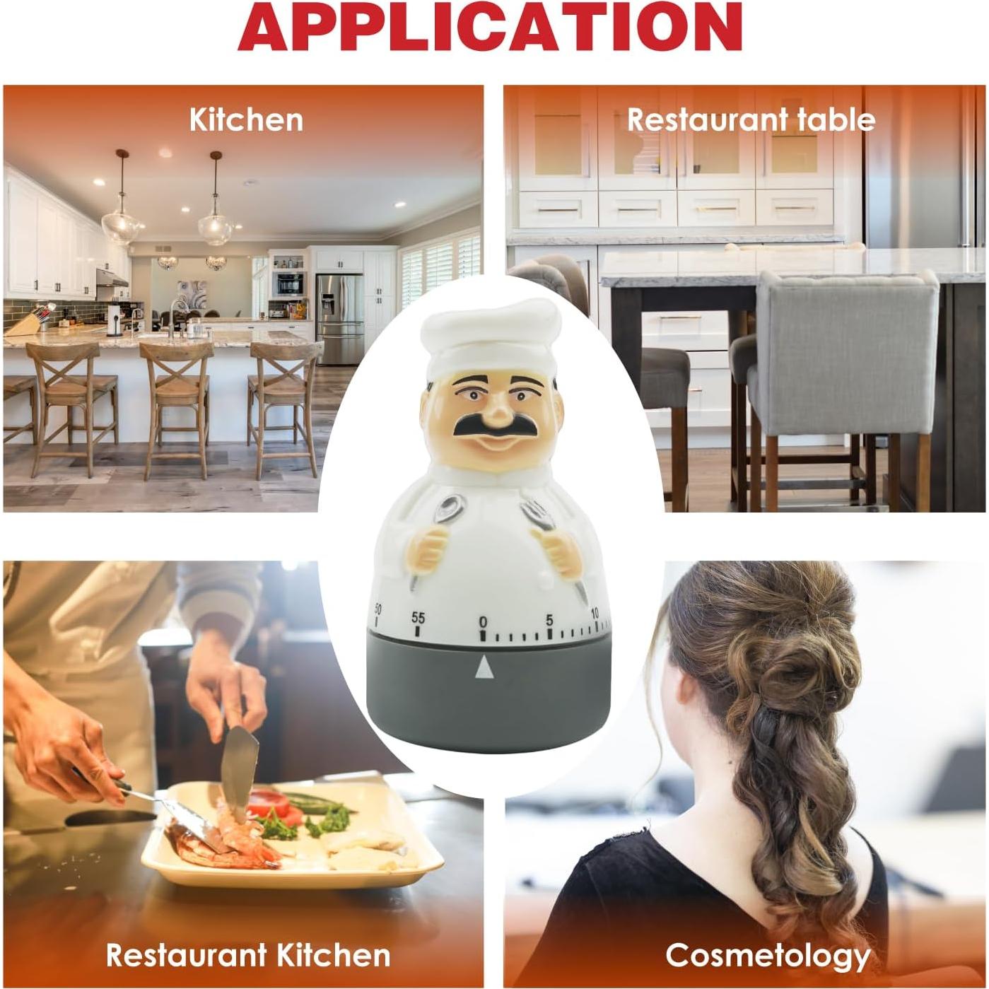 Temporizador Mecánico RileyFine WG012 de Cocina 60 Minutos