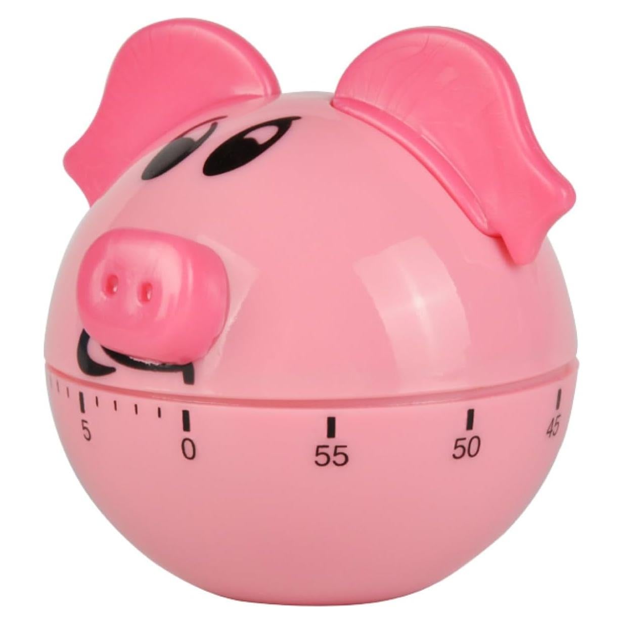 Temporizador Mecánico RileyFine WG013 Cerdito Rosa 60 Min