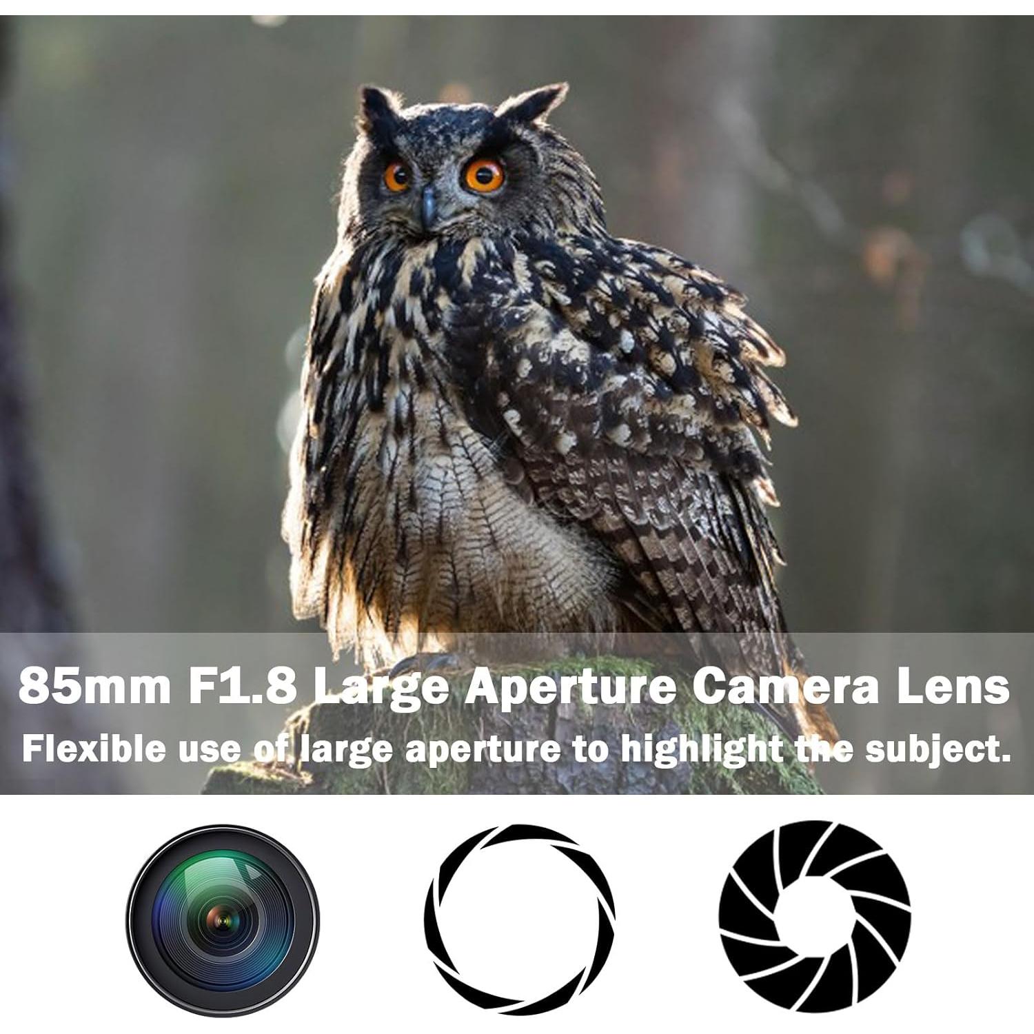 Lente de retrato 85mm F1.8 BENOISON para Nikon F