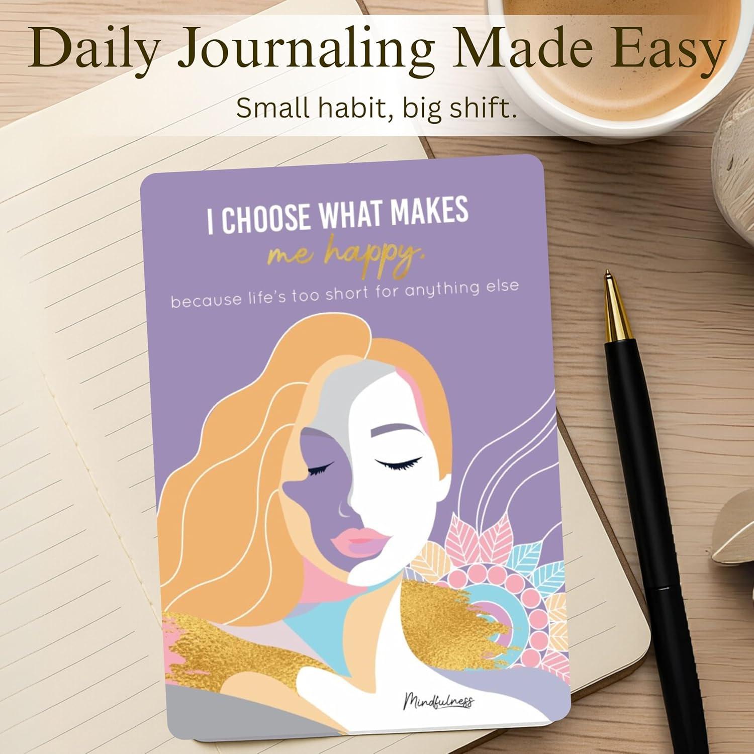 Tarjetas de Afirmación Enqli para Mujeres - 44 Citas de Empoderamiento