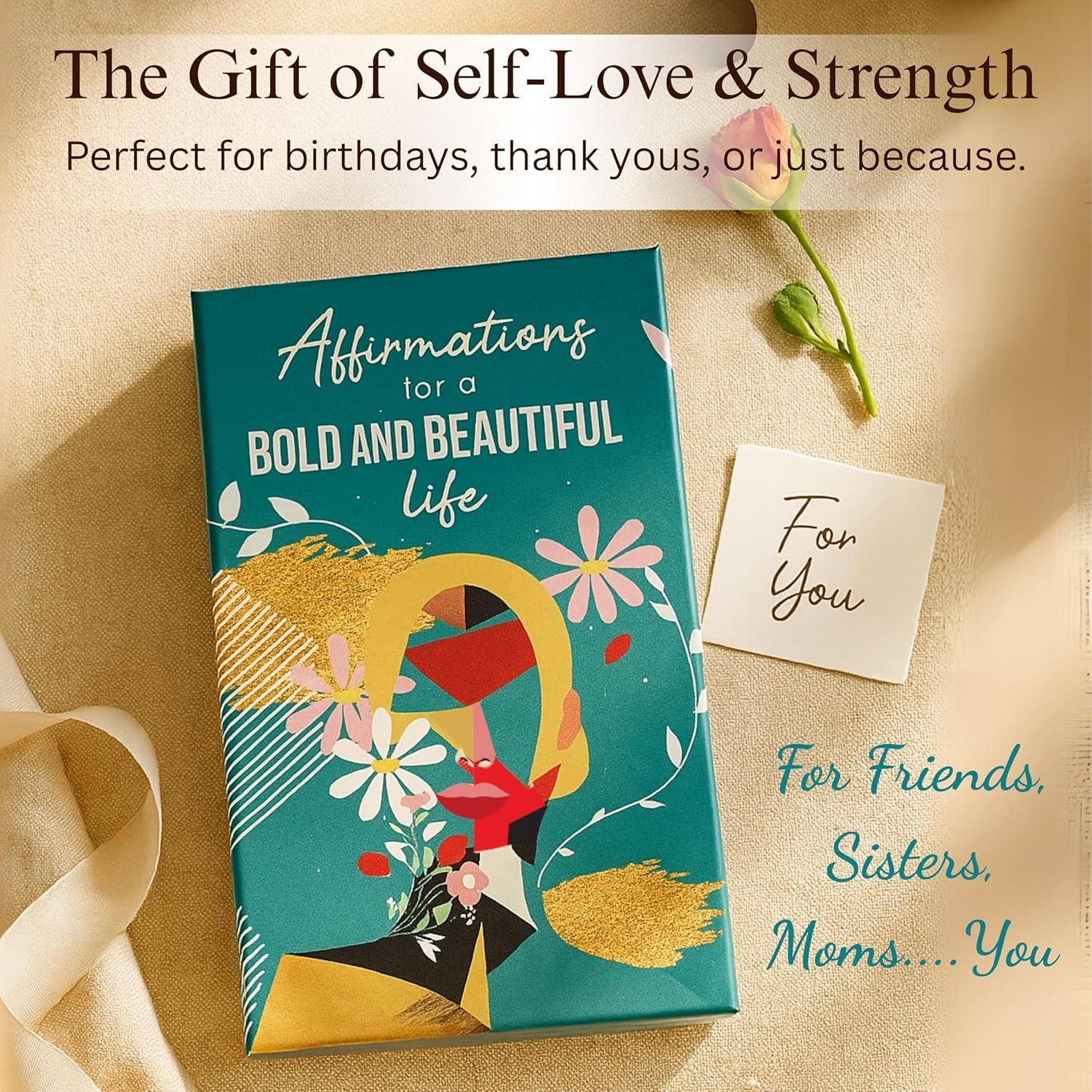 Tarjetas de Afirmación Enqli para Mujeres - 44 Citas de Empoderamiento