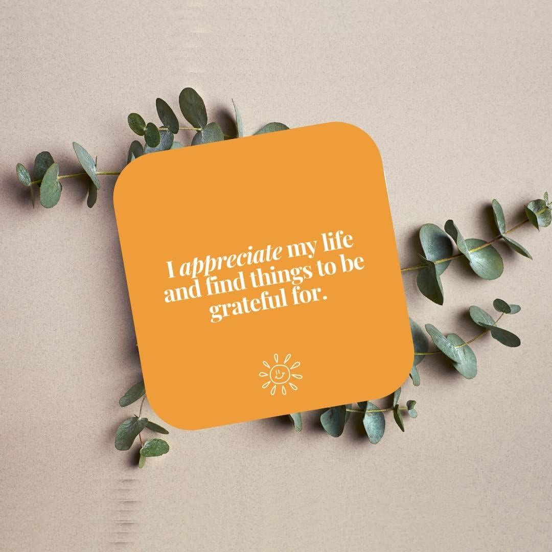 Tarjetas de Afirmación Impermeables Cuidado Personal 15 Piezas