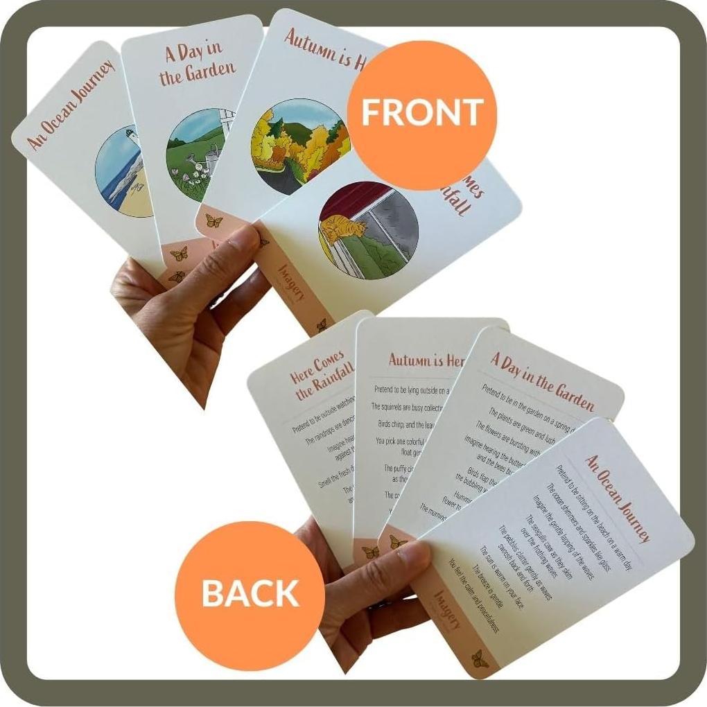 Tarjetas de Mindfulness para Niños - Historias de Yoga - 45 Ejercicios