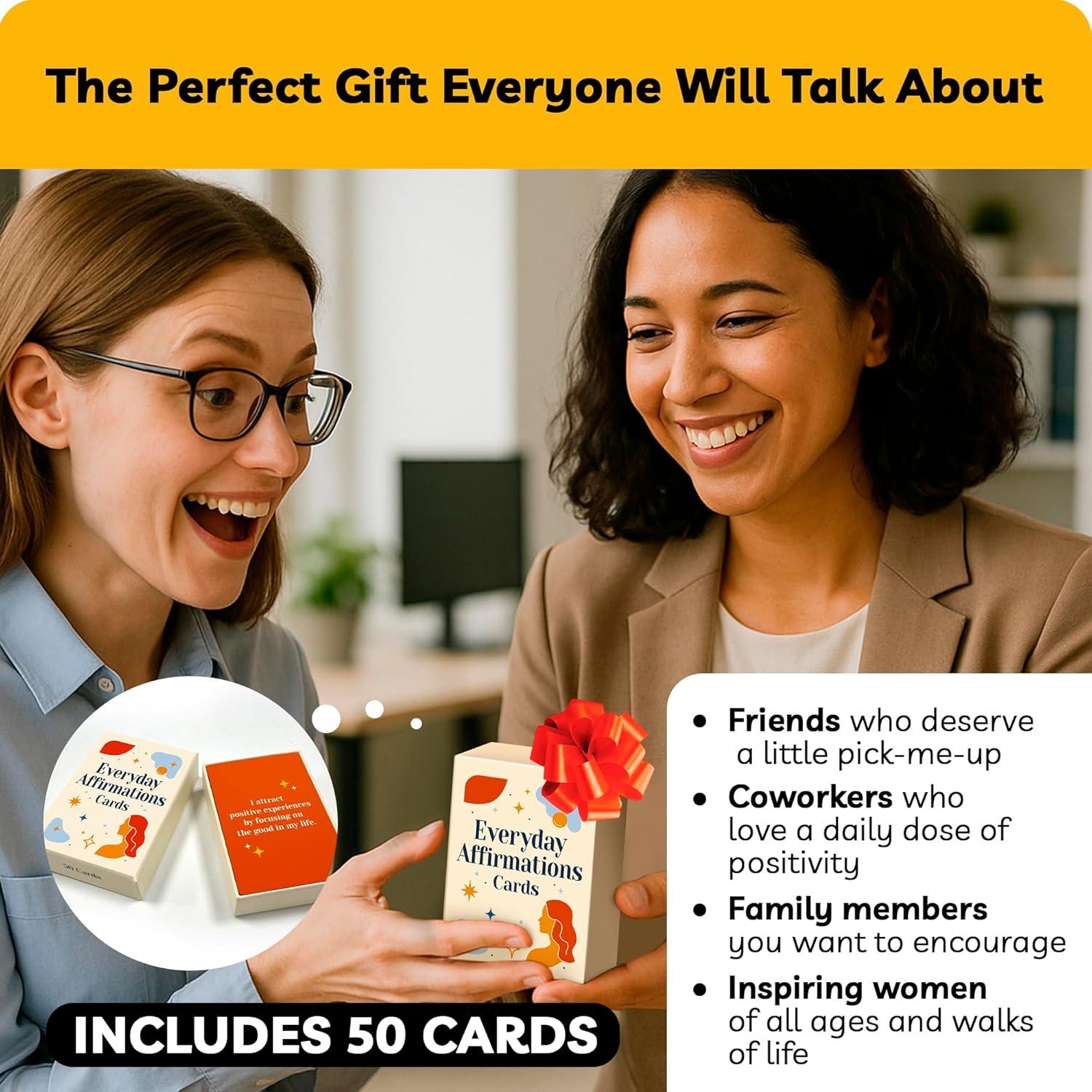 Tarjetas de Afirmación Papel Plan - 52 Tarjetas Inspiradoras