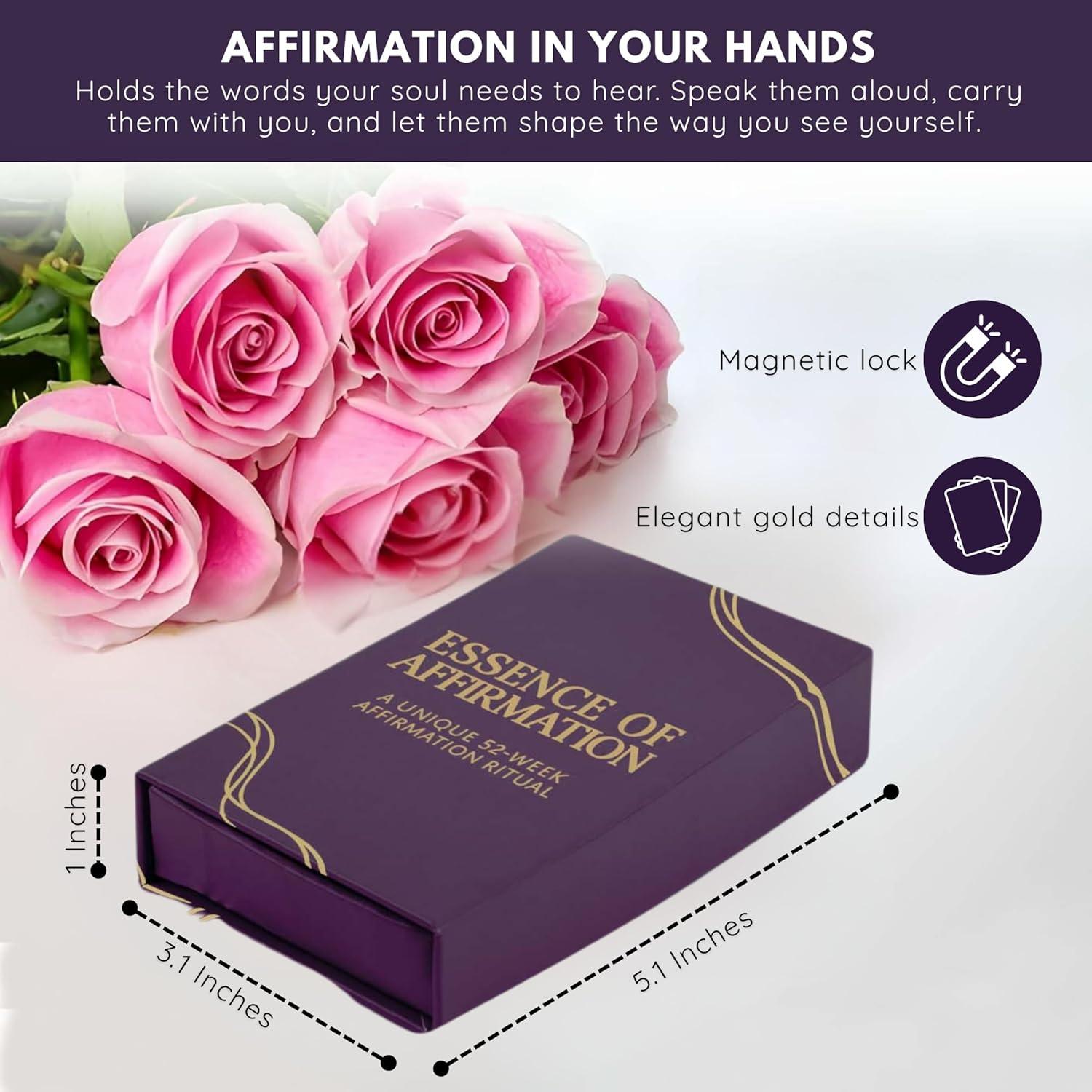 Tarjetas de Rascar de Afirmaciones SHINE SPARKLE SLAY - 52 Semanas