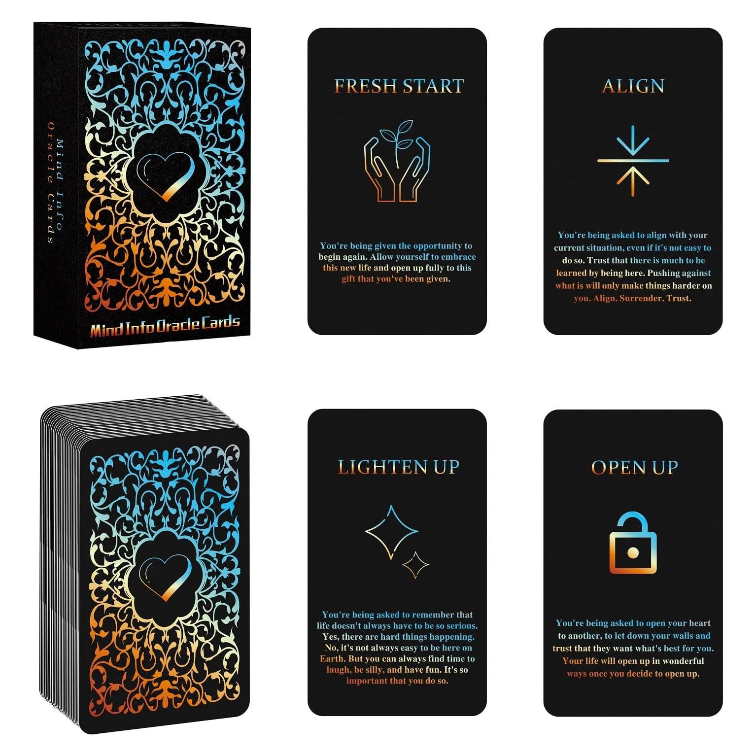 Baraja Oracle Mente Info Sishui - 48 Cartas para Guiar Decisiones