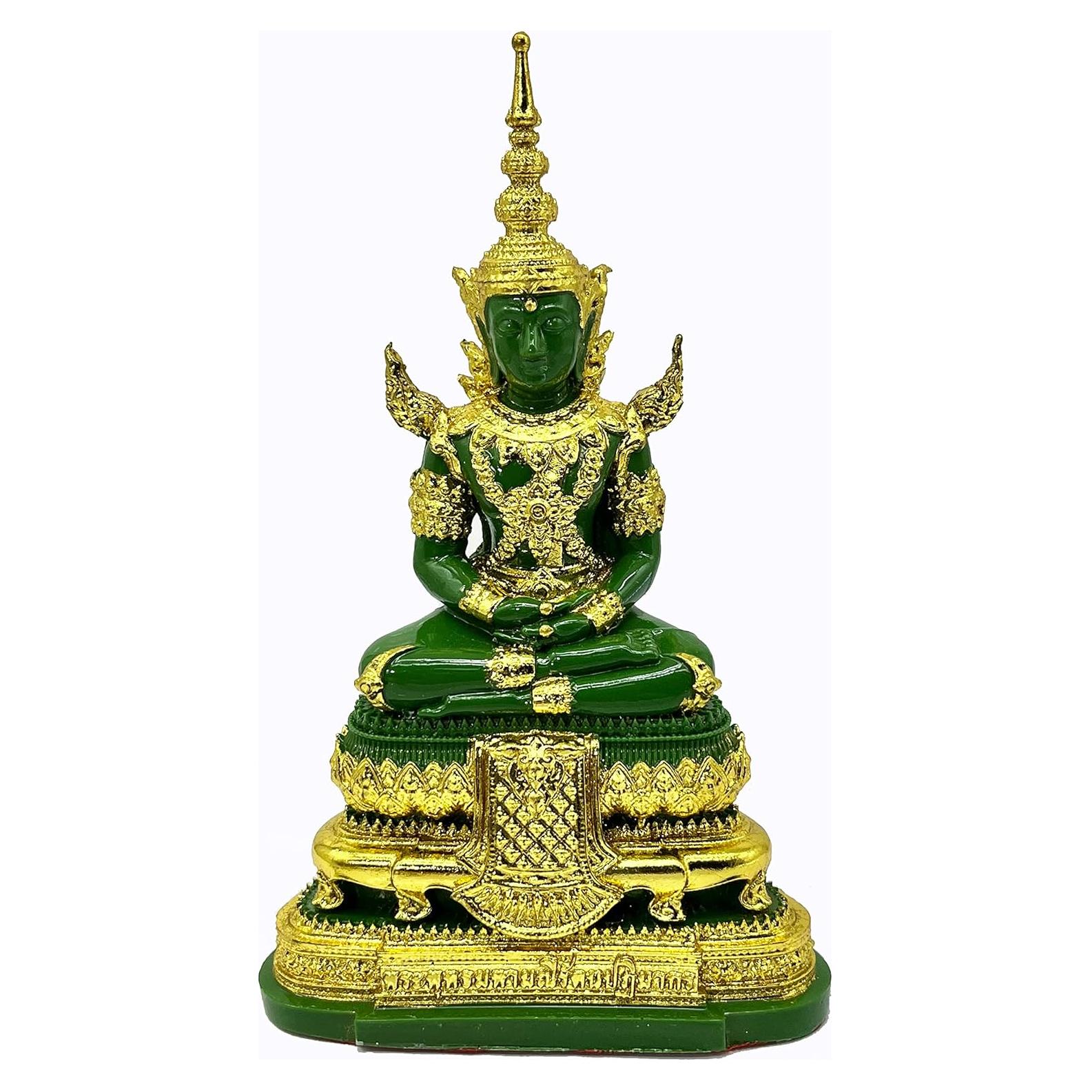 Estatua de Buda Tailandés BUDDHO de Jade 15.24 cm