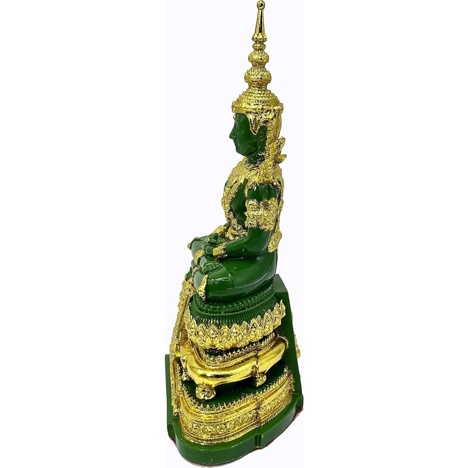 Estatua de Buda Tailandés BUDDHO de Jade 15.24 cm