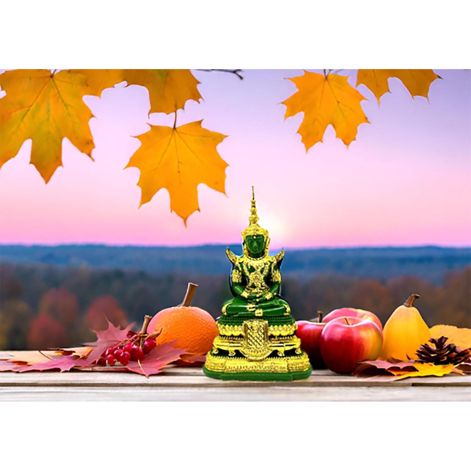 Estatua de Buda Tailandés BUDDHO de Jade 15.24 cm