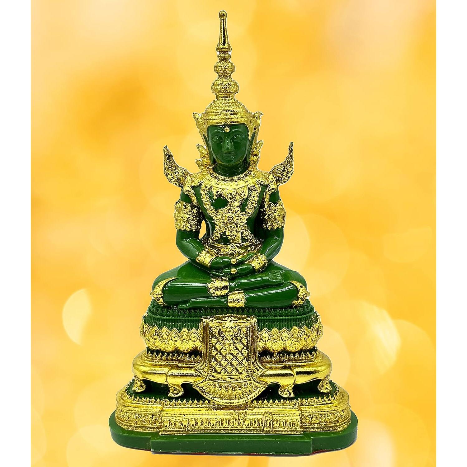 Estatua de Buda Tailandés BUDDHO de Jade 15.24 cm