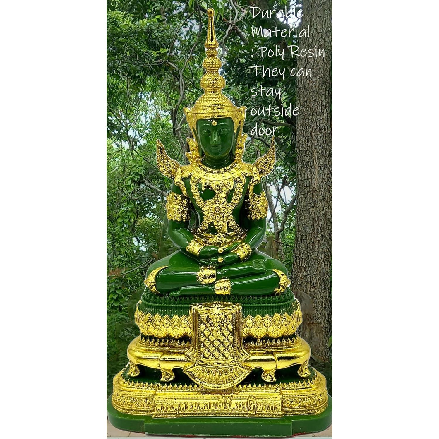 Estatua de Buda Tailandés BUDDHO de Jade 15.24 cm