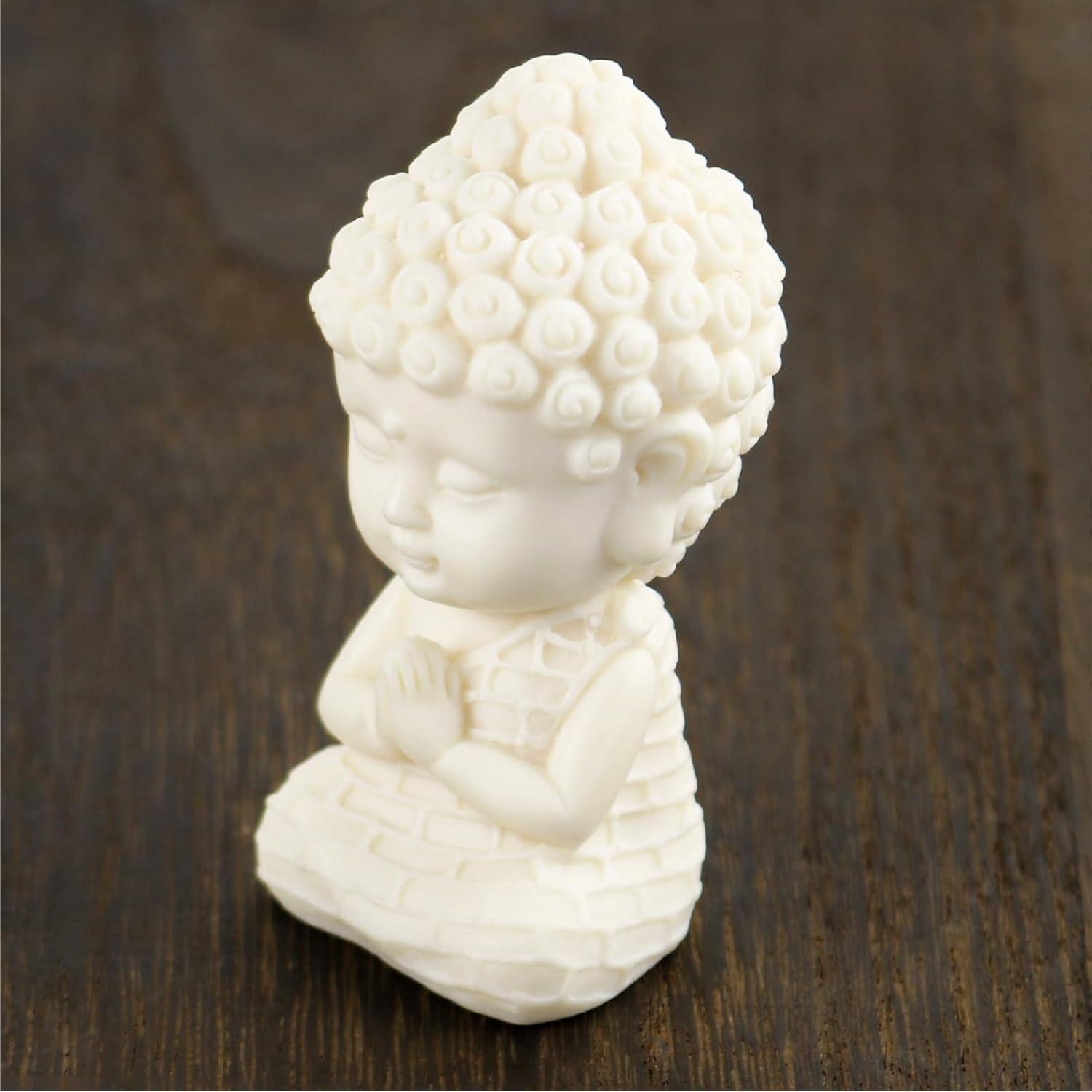 Estatua Mini Buda Bebé Orante Iyulania 8 cm Decorativa