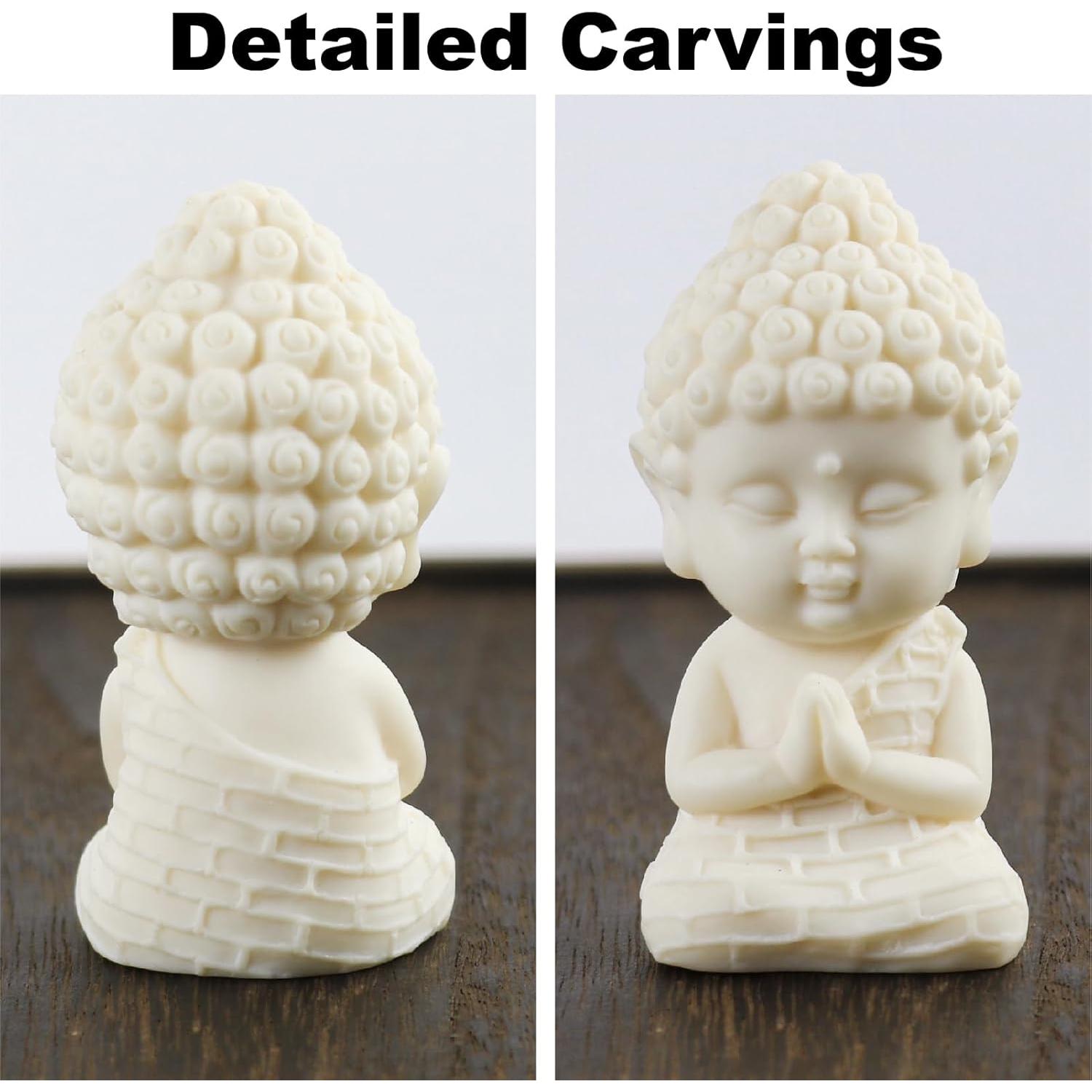 Estatua Mini Buda Bebé Orante Iyulania 8 cm Decorativa