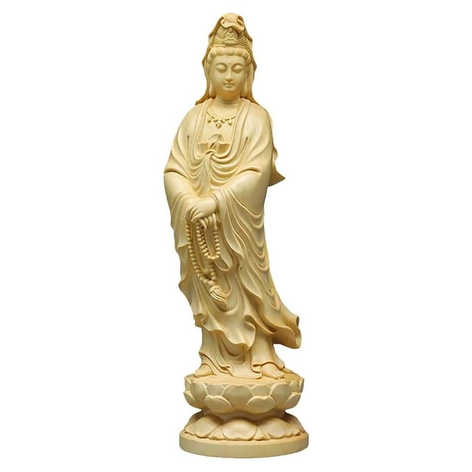 Estatua de Quan Yin Feng Shui SEWACC 12x3.6 cm decoración budista