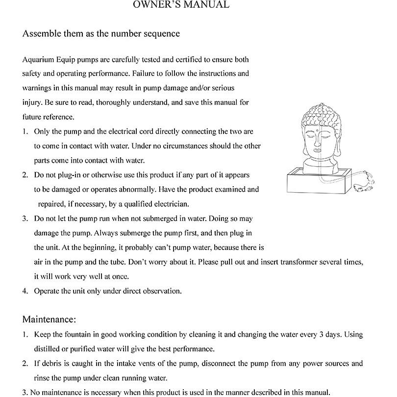 Fuente de Agua Buda Grande SAC 56 cm Fibra de Vidrio LED