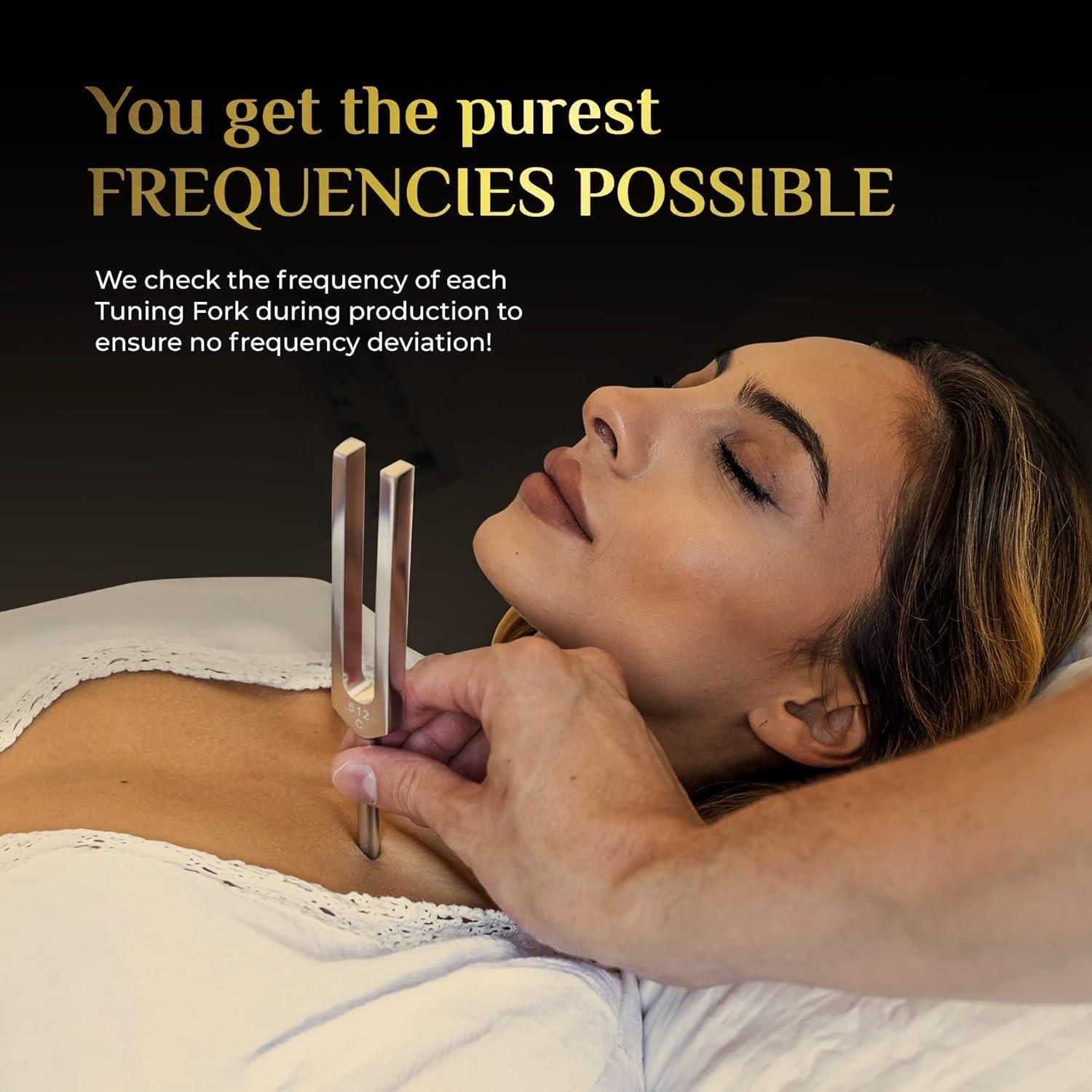 Juego de Diapasones de Sanación 128Hz 256Hz 512Hz - TF2