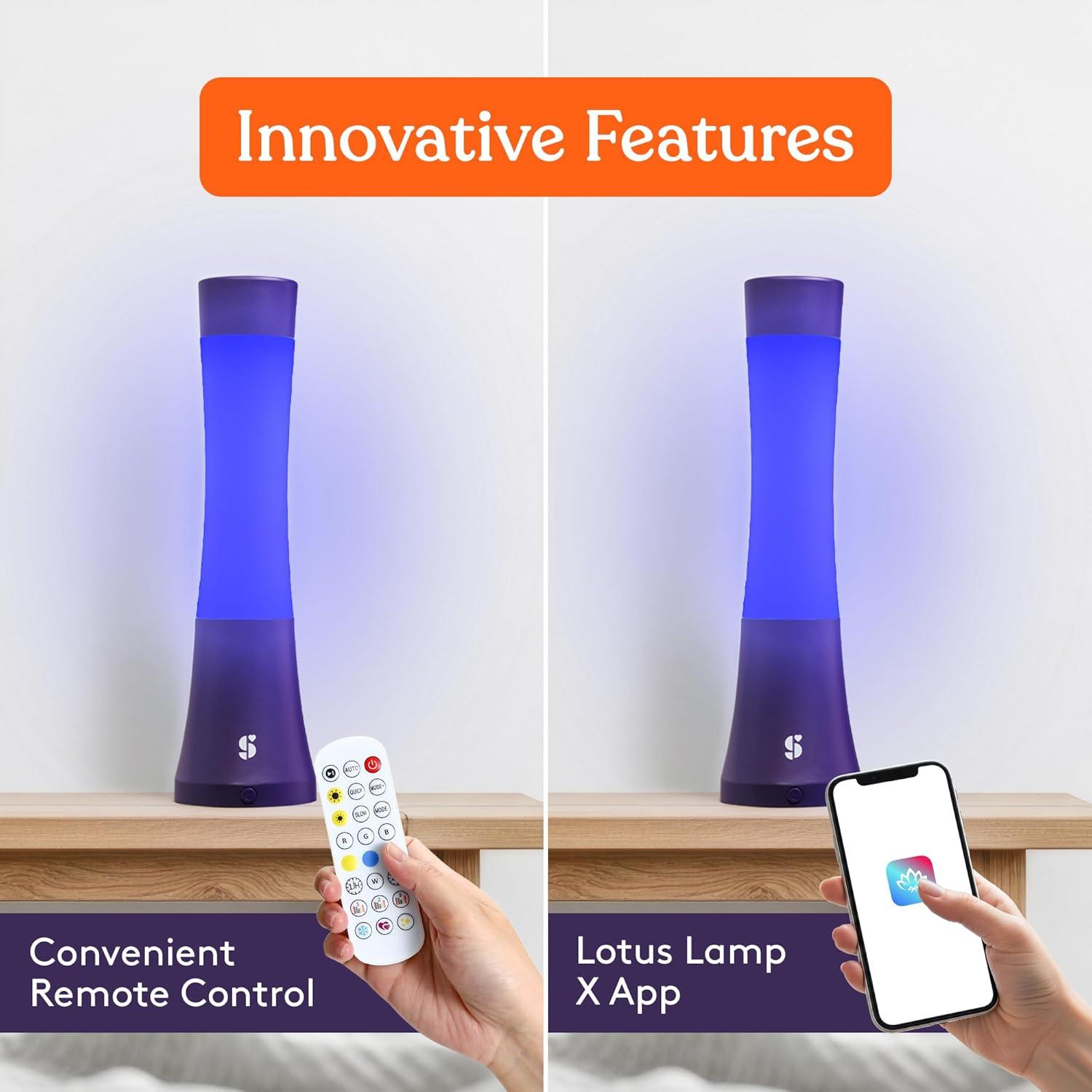 Lámpara de Lava LED Sensory Light Suministros Especiales 30 cm