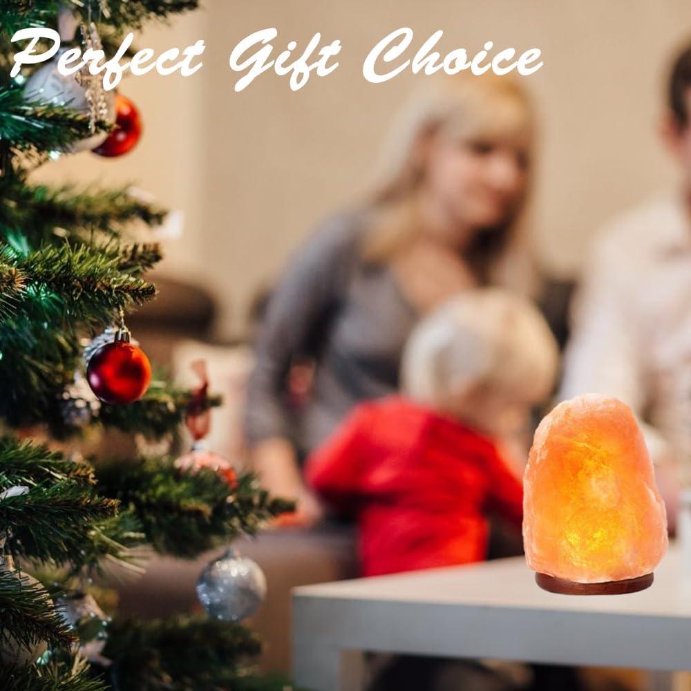 Lámpara de Sal del Himalaya FANHAO Multicolor 100% Natural