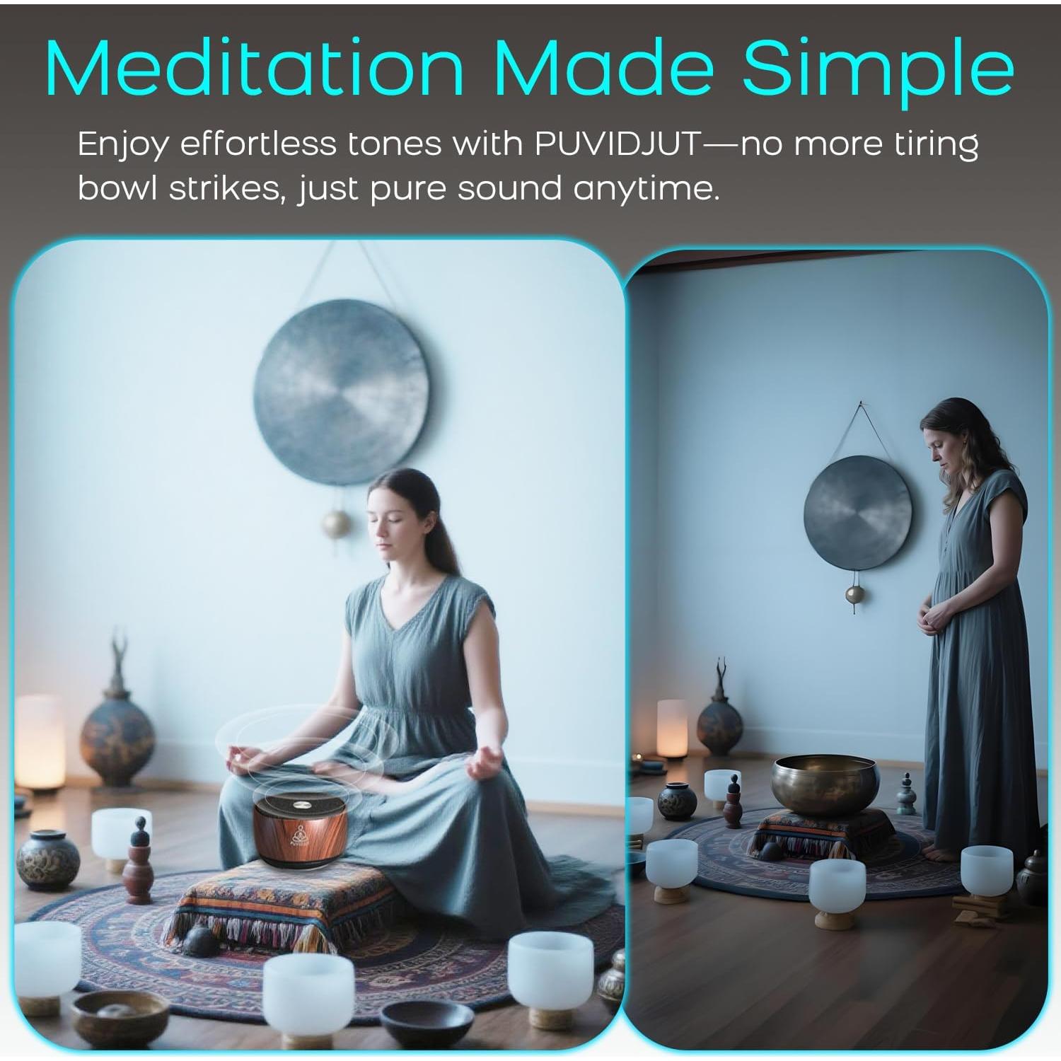 Máquina de Sonido de Meditación PUVIDJUT M3 - 5 Tonos, 3 Temporizadores