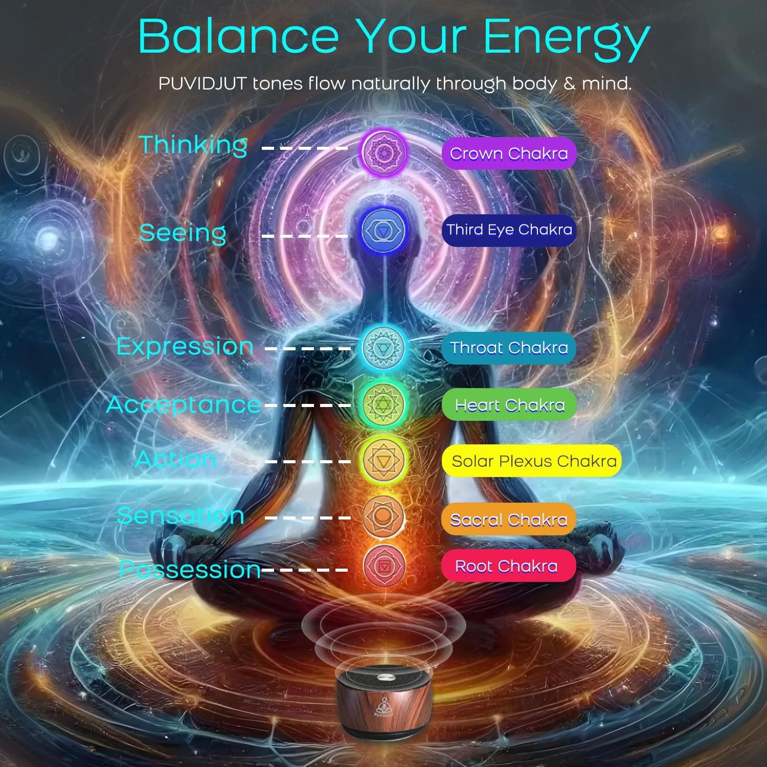 Máquina de Sonido de Meditación PUVIDJUT M3 - 5 Tonos, 3 Temporizadores