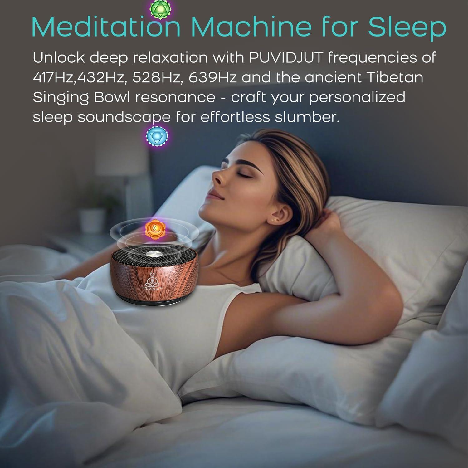 Máquina de Sonido de Meditación PUVIDJUT M3 - 5 Tonos, 3 Temporizadores