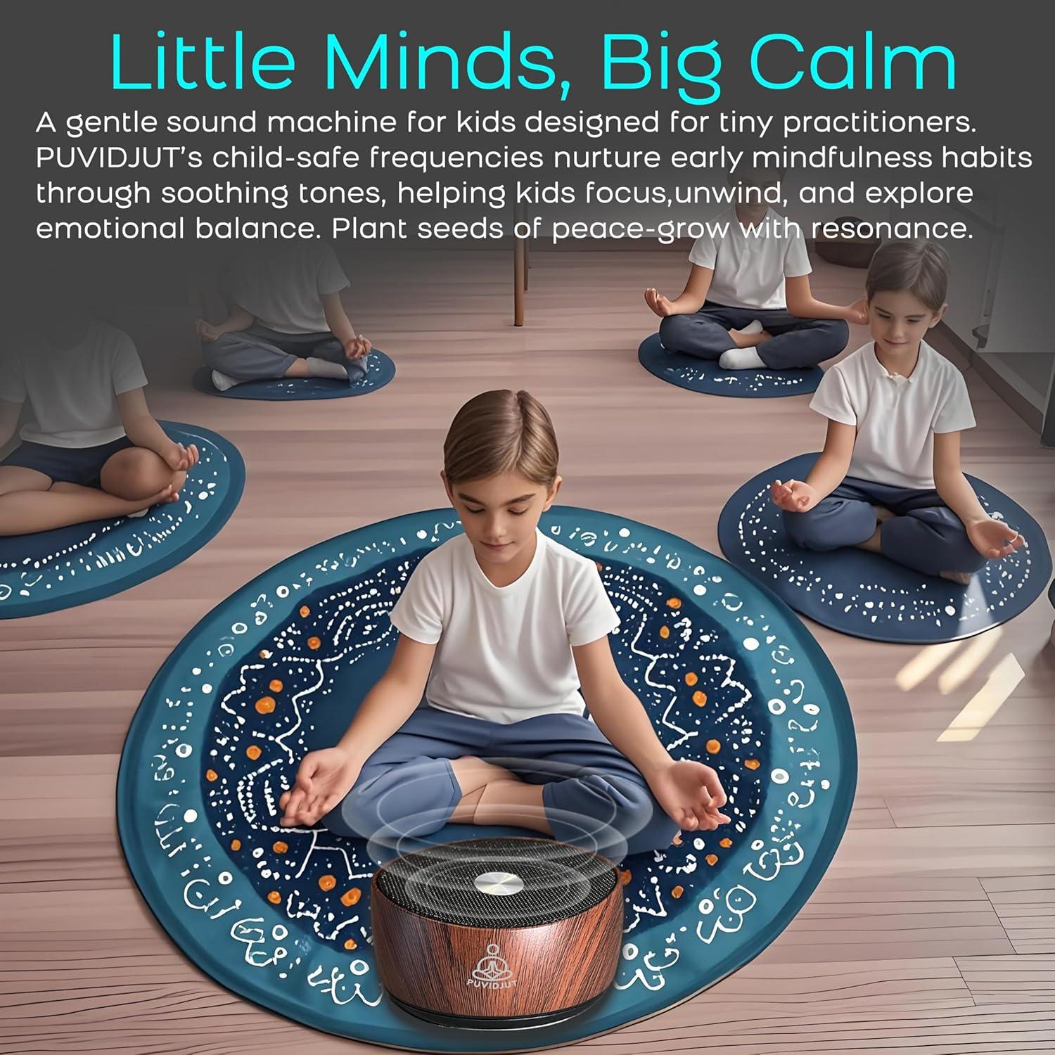 Máquina de Sonido de Meditación PUVIDJUT M3 - 5 Tonos, 3 Temporizadores