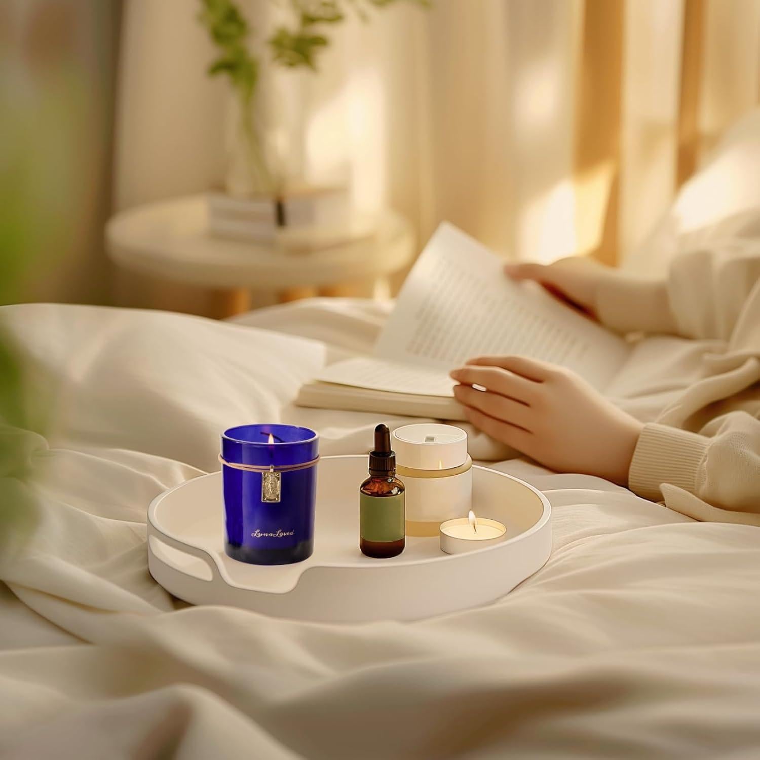 Vela Aromática de Soja LunaLoved 230g Madera Cítrica